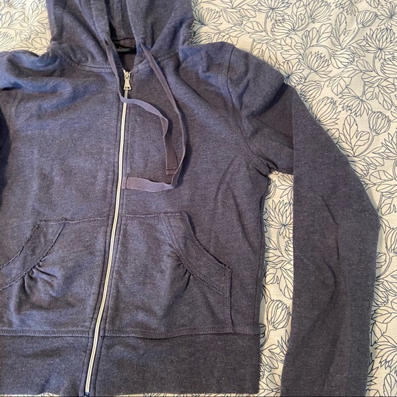Express blue zip up hoodie - Picture 3 of 7